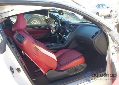 2021 Infiniti Q60 Red Sport 400 из США, поврежденный, VIN JN1FV7LK7MM530310